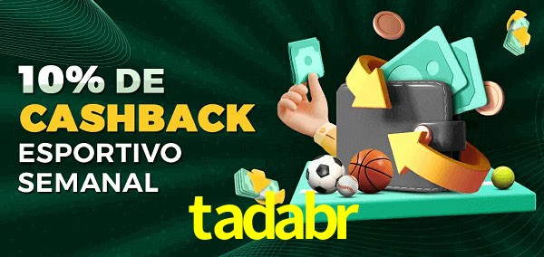 10% de bônus de cashback na tadabr
